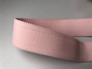 Blød elastik - kraftigere i lyserød, 30 mm